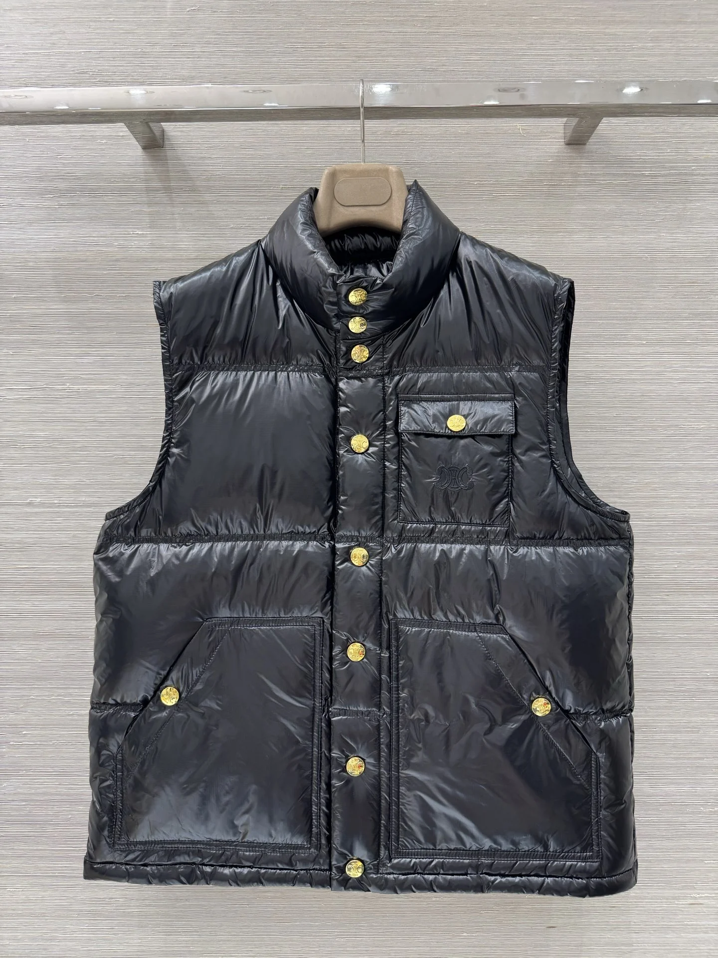 CELINE Jackets Black-Gold S-L D10202609061207