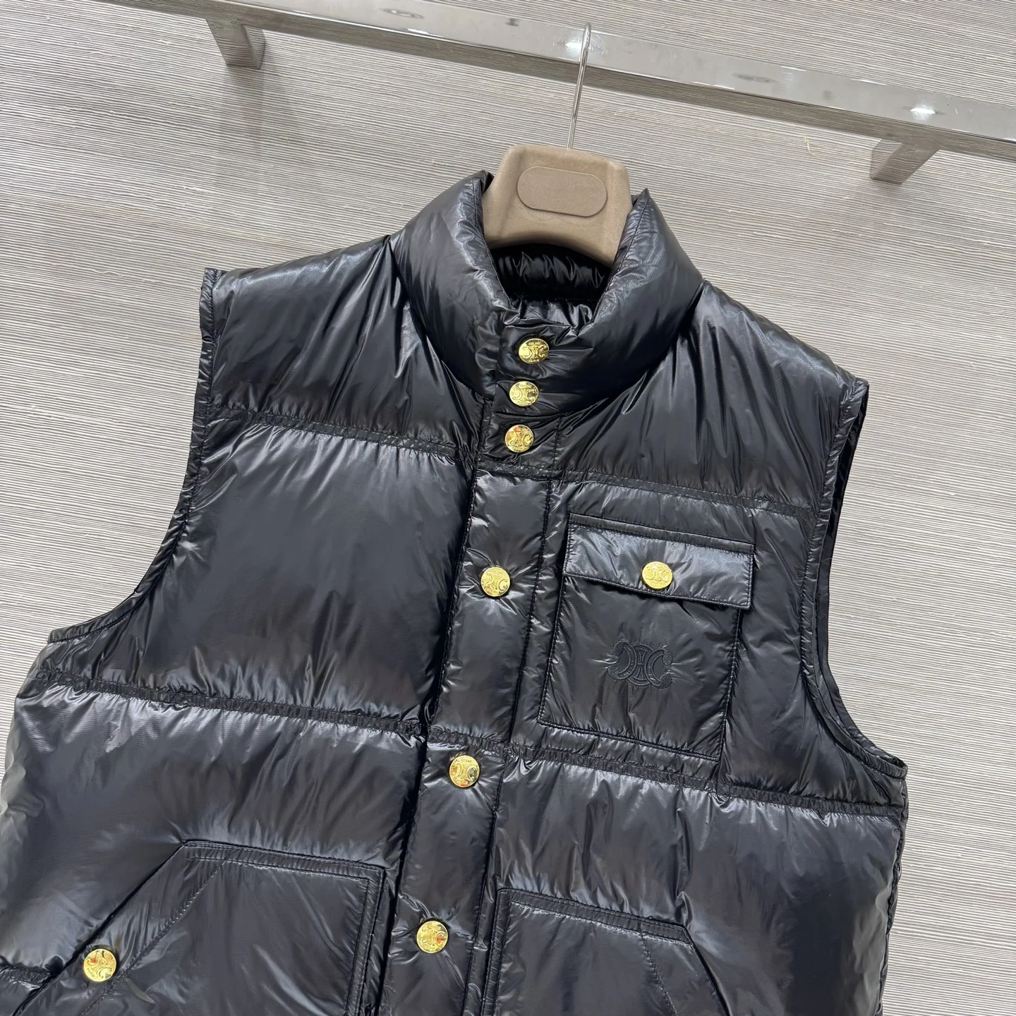 CELINE Jackets Black-Gold S-L D10202609061207 - Image 2