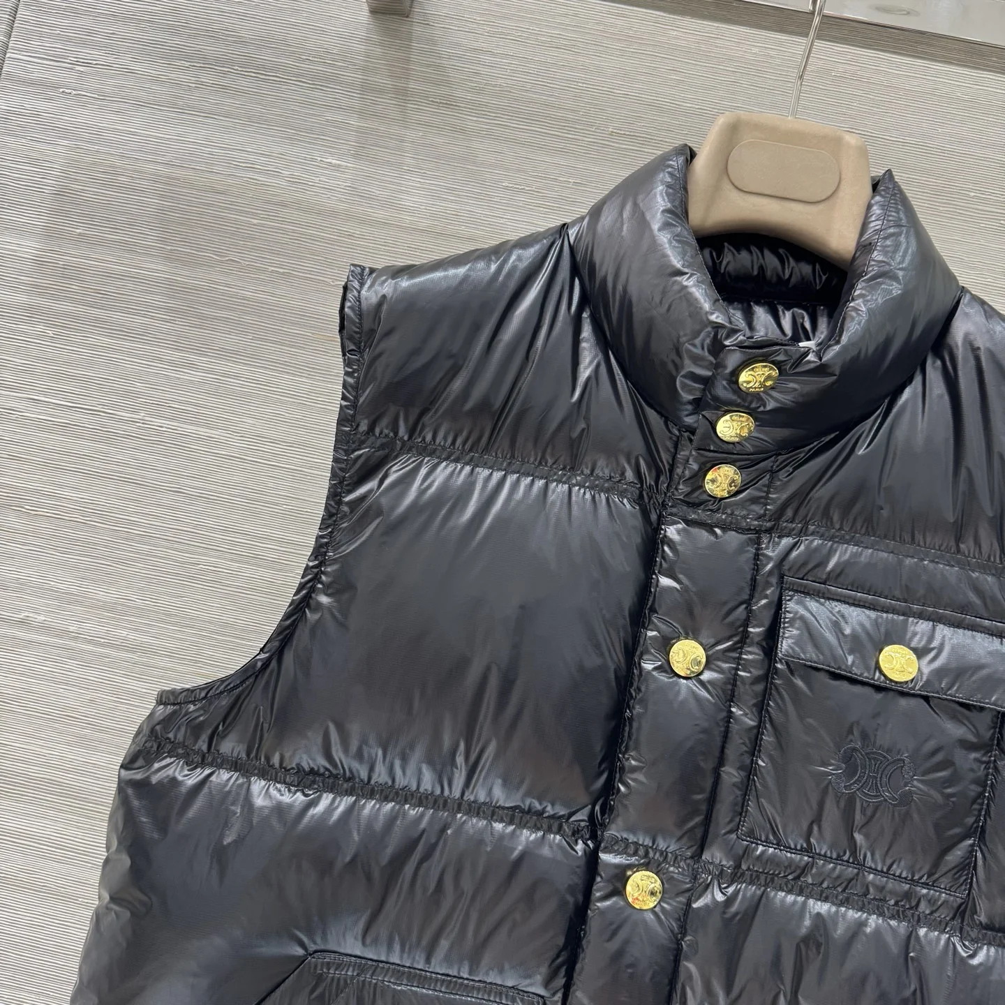 CELINE Jackets Black-Gold S-L D10202609061207 - Image 3