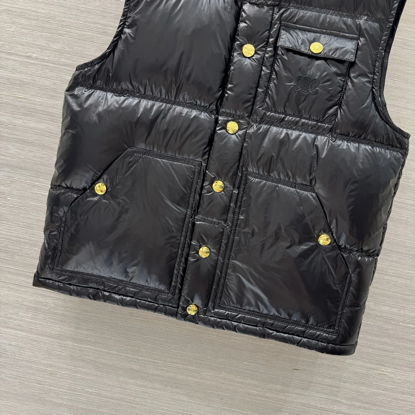 CELINE Jackets Black-Gold S-L D10202609061207 - Image 5