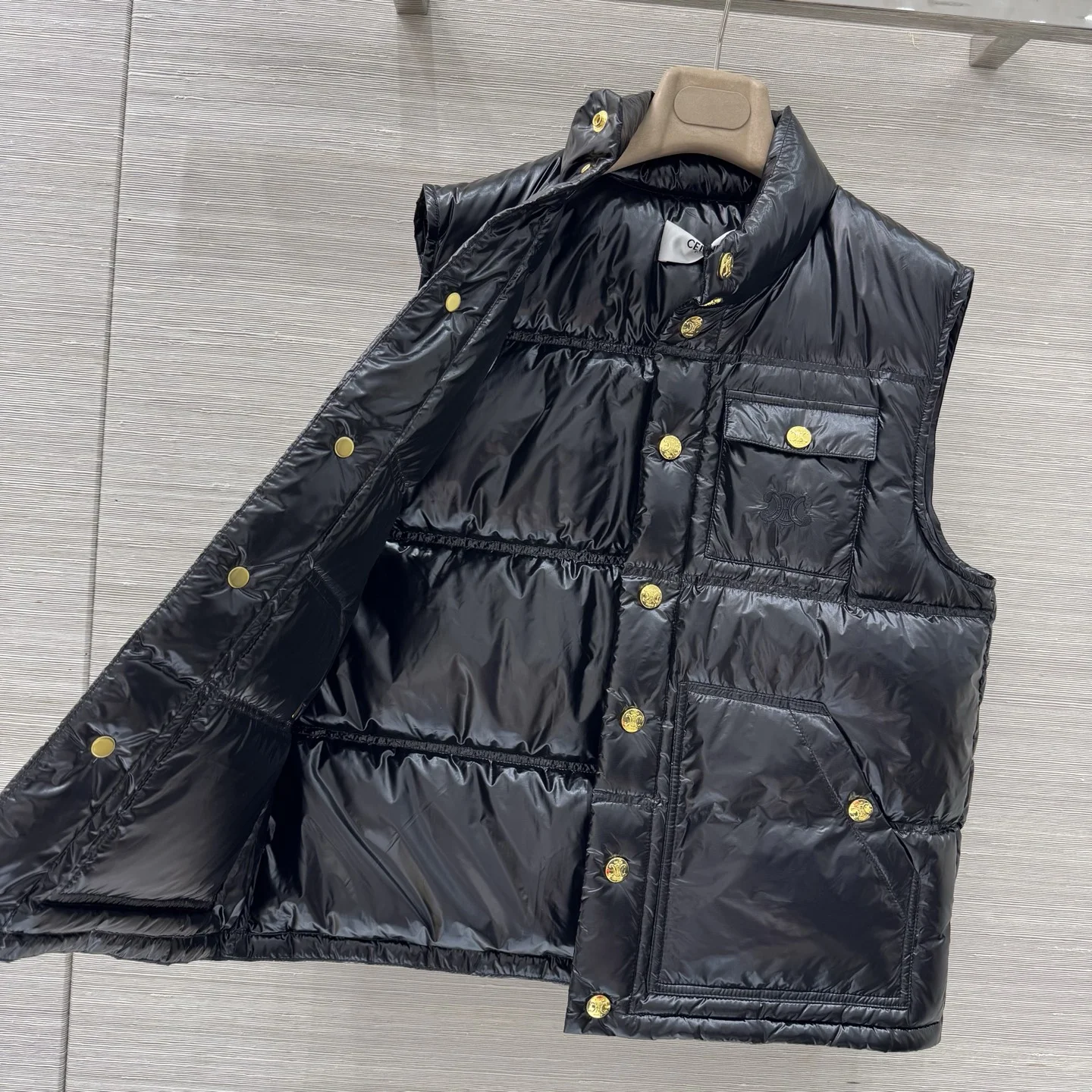 CELINE Jackets Black-Gold S-L D10202609061207 - Image 6
