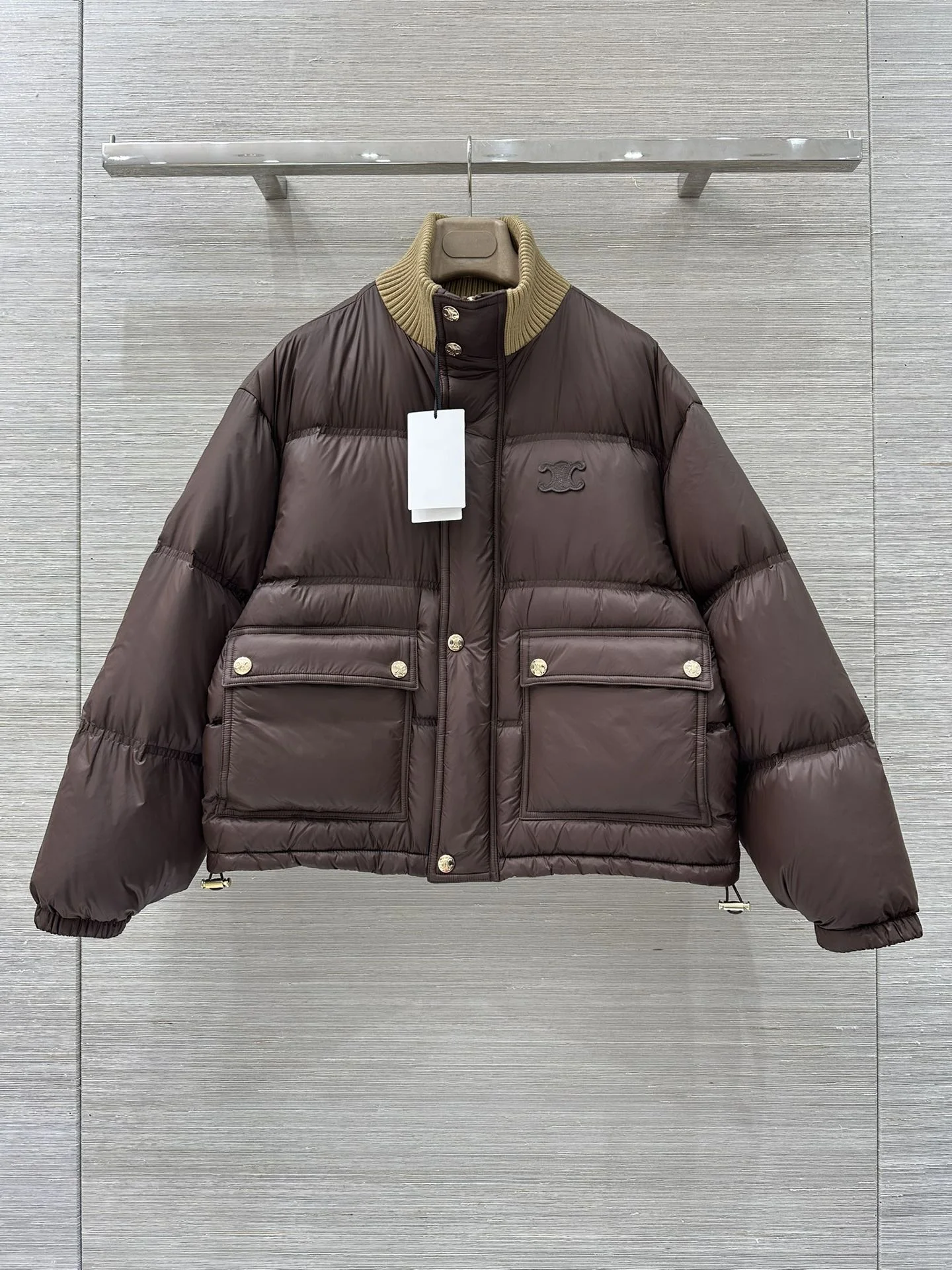 CELINE Jackets Brown-Khaki S-L E80202609061194