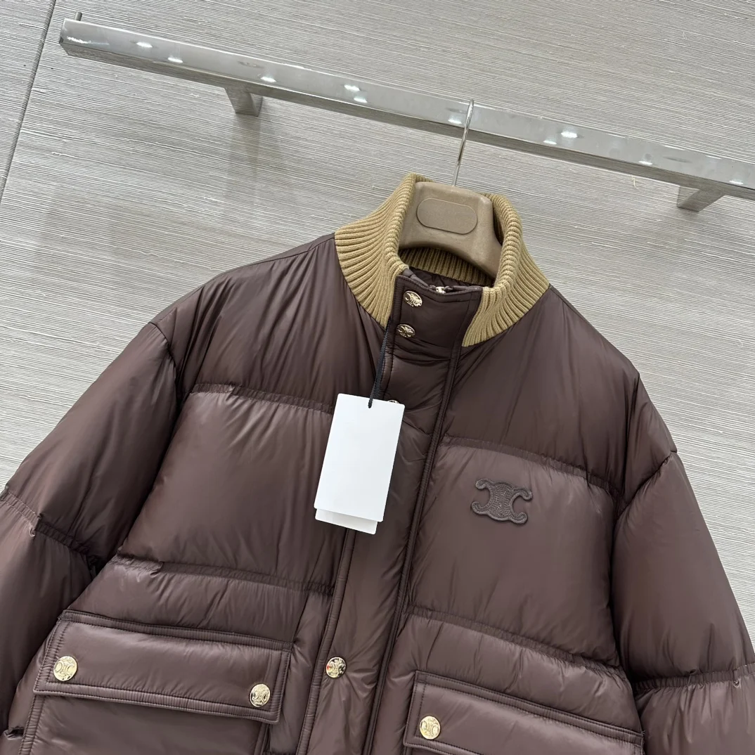 CELINE Jackets Brown-Khaki S-L E80202609061194 - Image 2