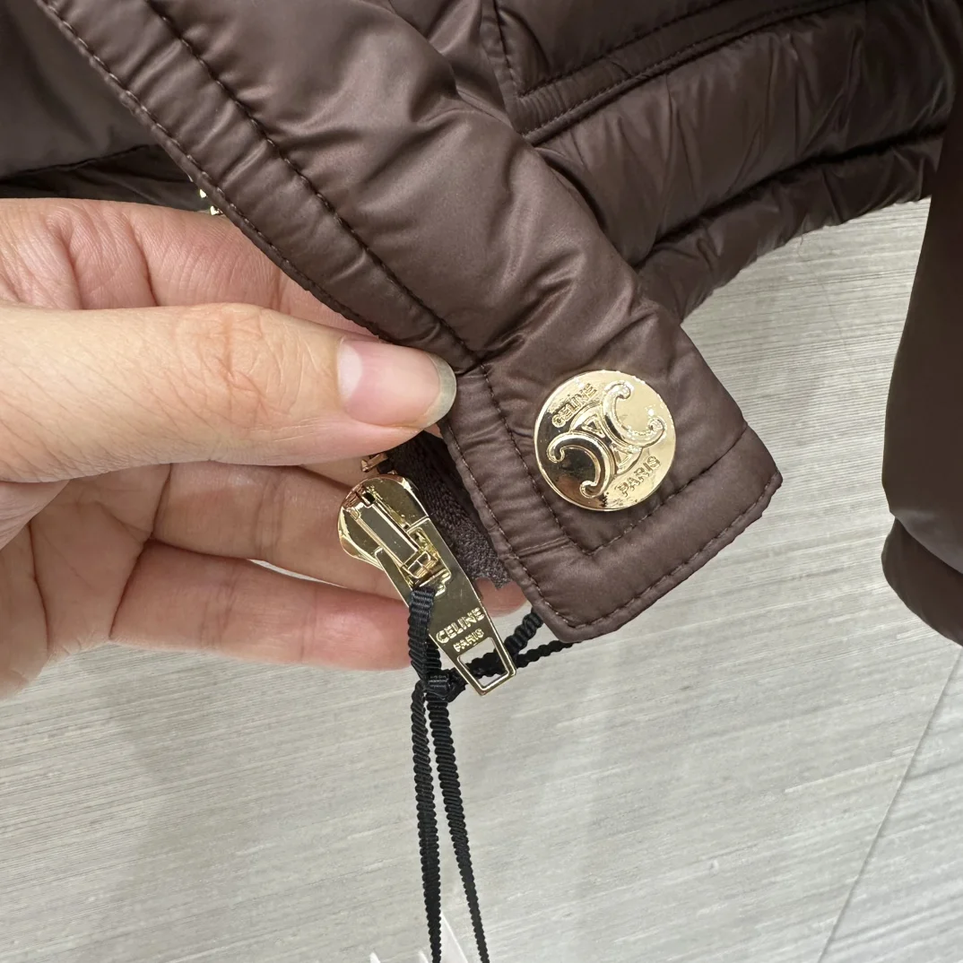 CELINE Jackets Brown-Khaki S-L E80202609061194 - Image 8
