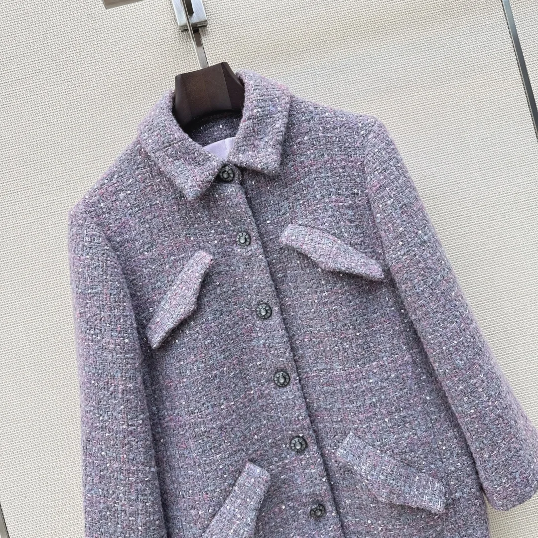 CELINE Jackets Gray-Pink S-L C95202609060577 - Image 2