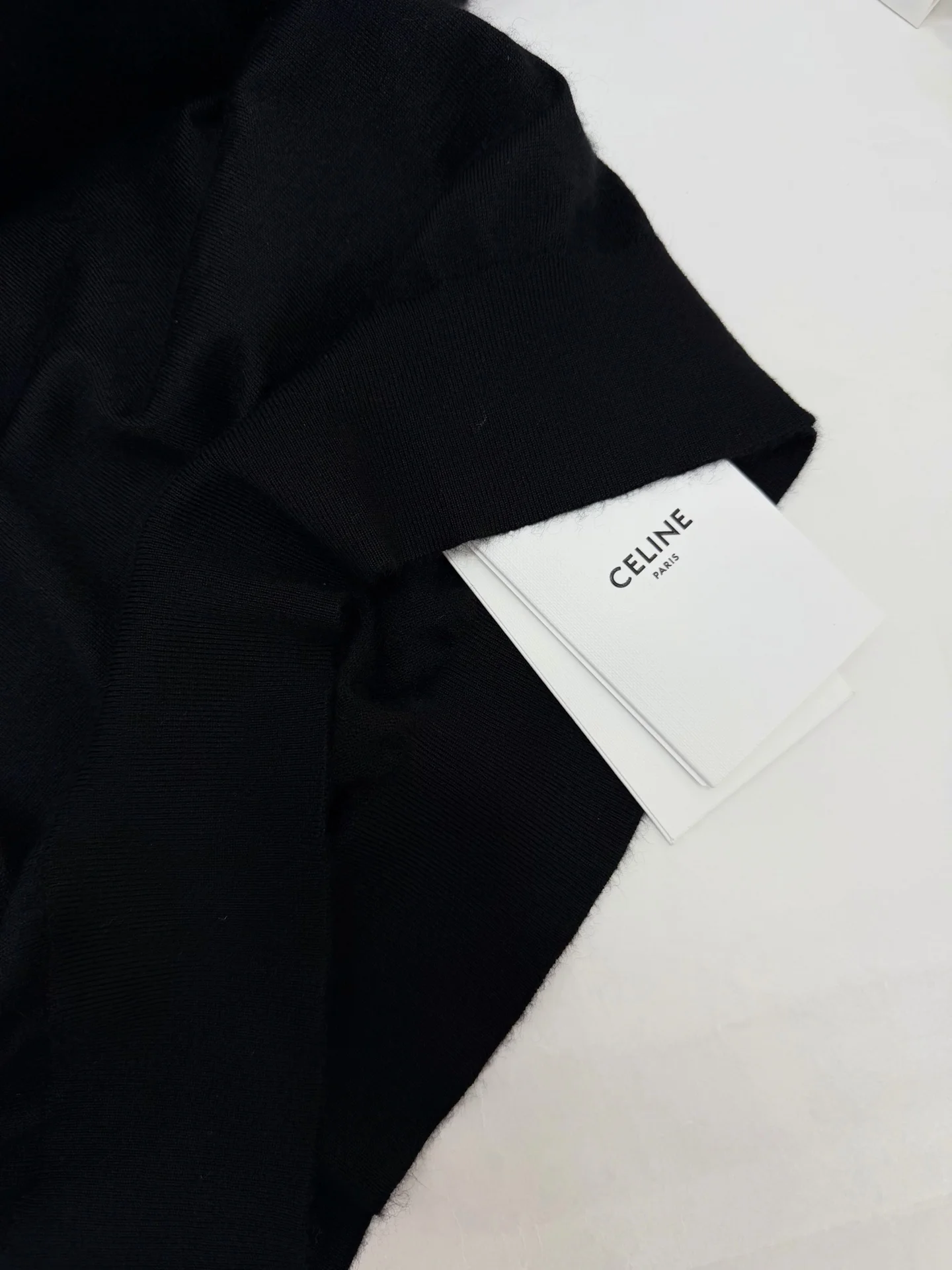 CELINE Polos Black-White S-L C15202609063631 - Image 6