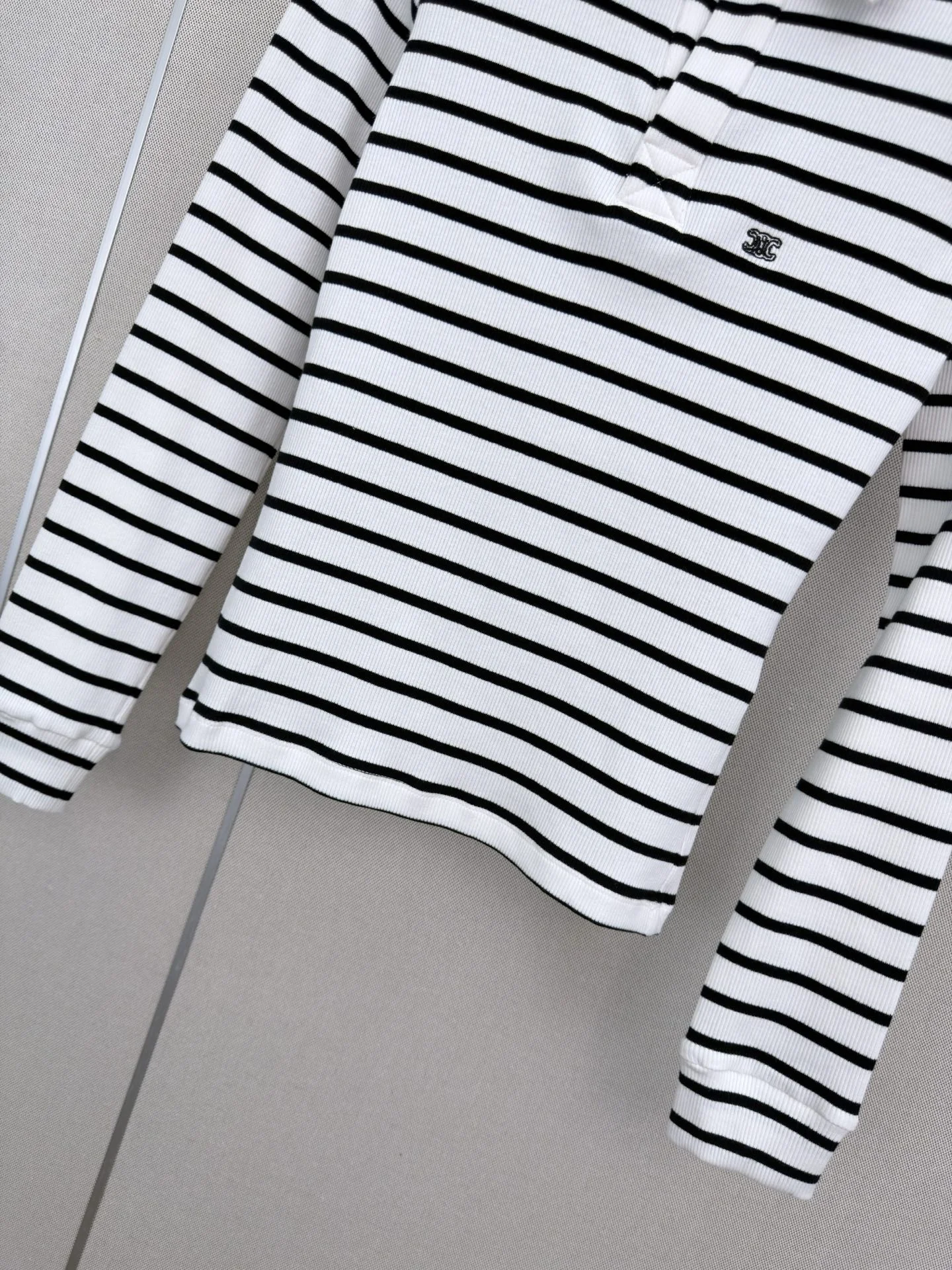 CELINE Polos White-Black S-L A60202609063481 - Image 5