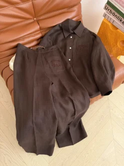 Alternative view of CELINE Shirts Brown S-L B75202609061747