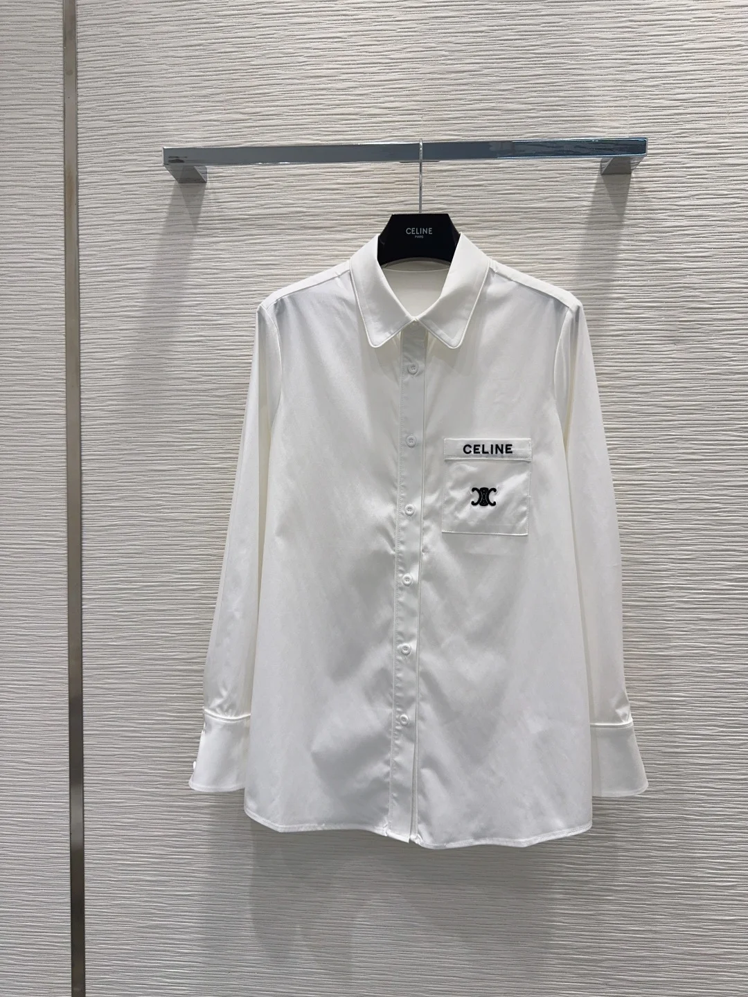 CELINE Shirts White-Black S-L B45202609061922