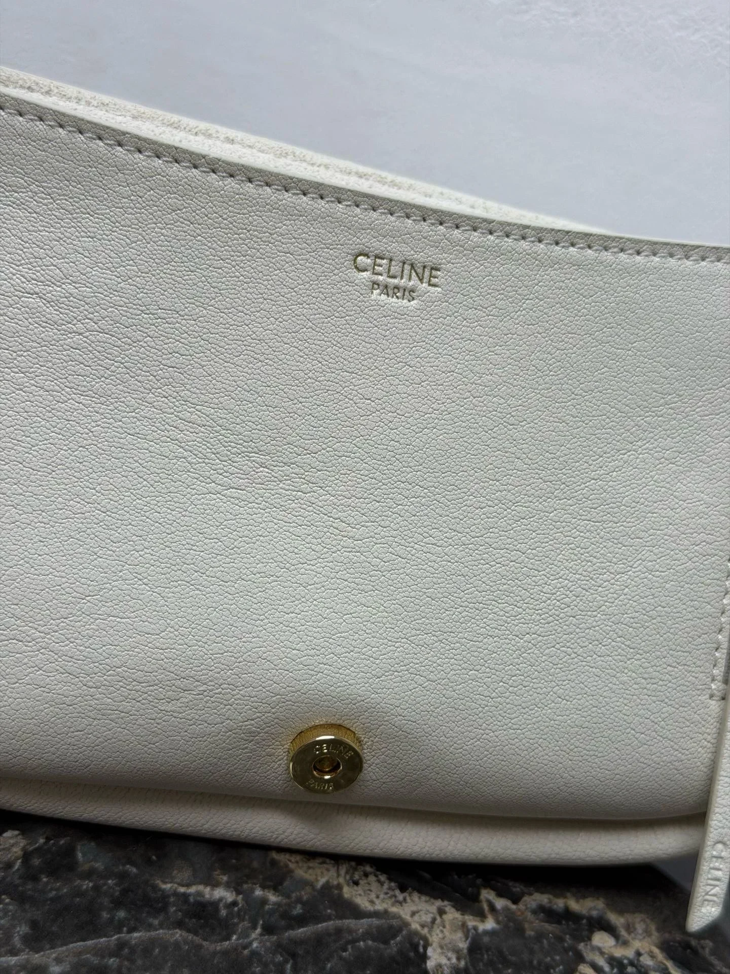 CELINE Shoulder Bags White-Gold 25X13X5CM H00202609090141 - Image 7