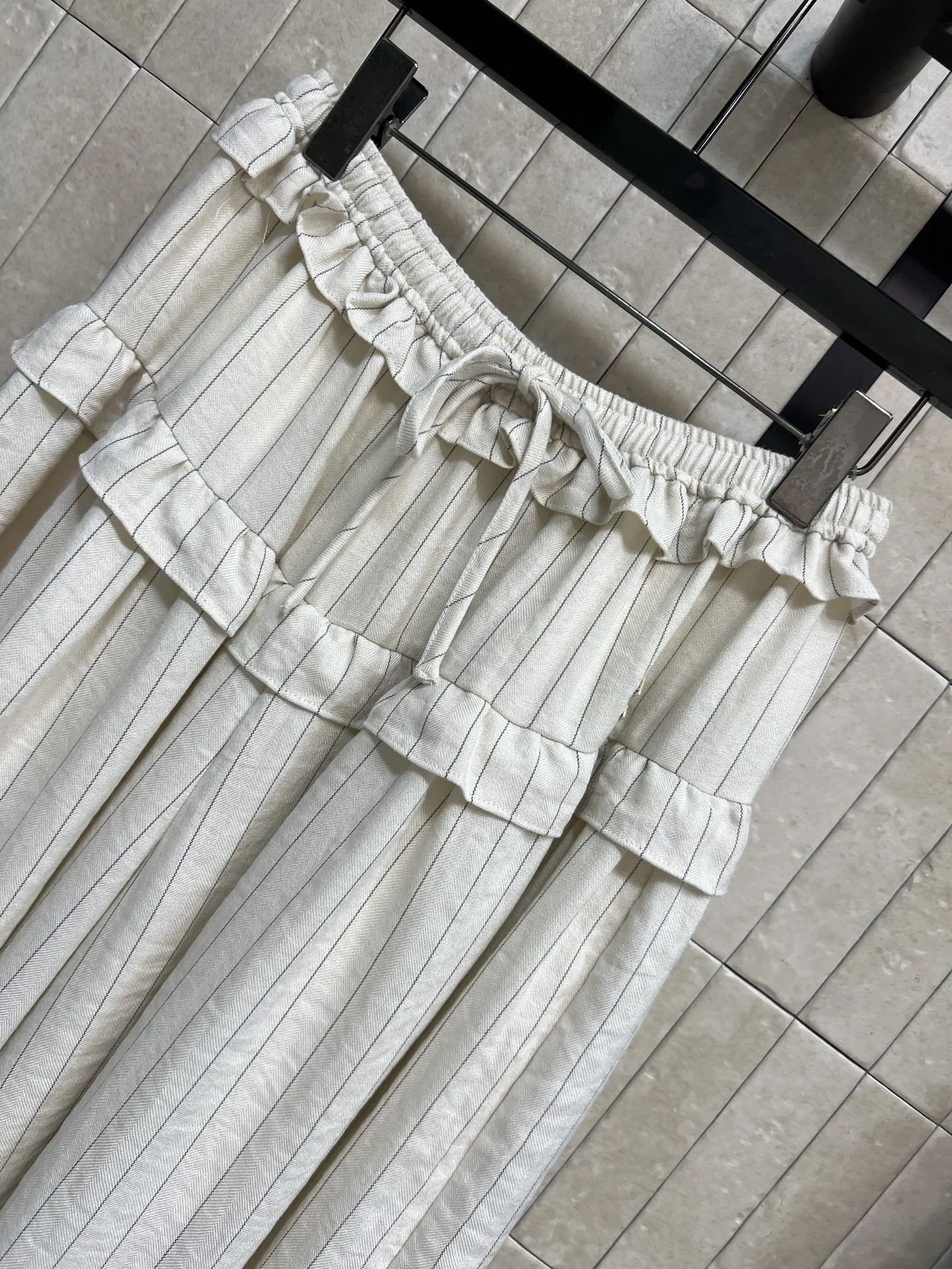 CELINE Skirts Cream-Navy S-M-L B55202609062491 - Image 2