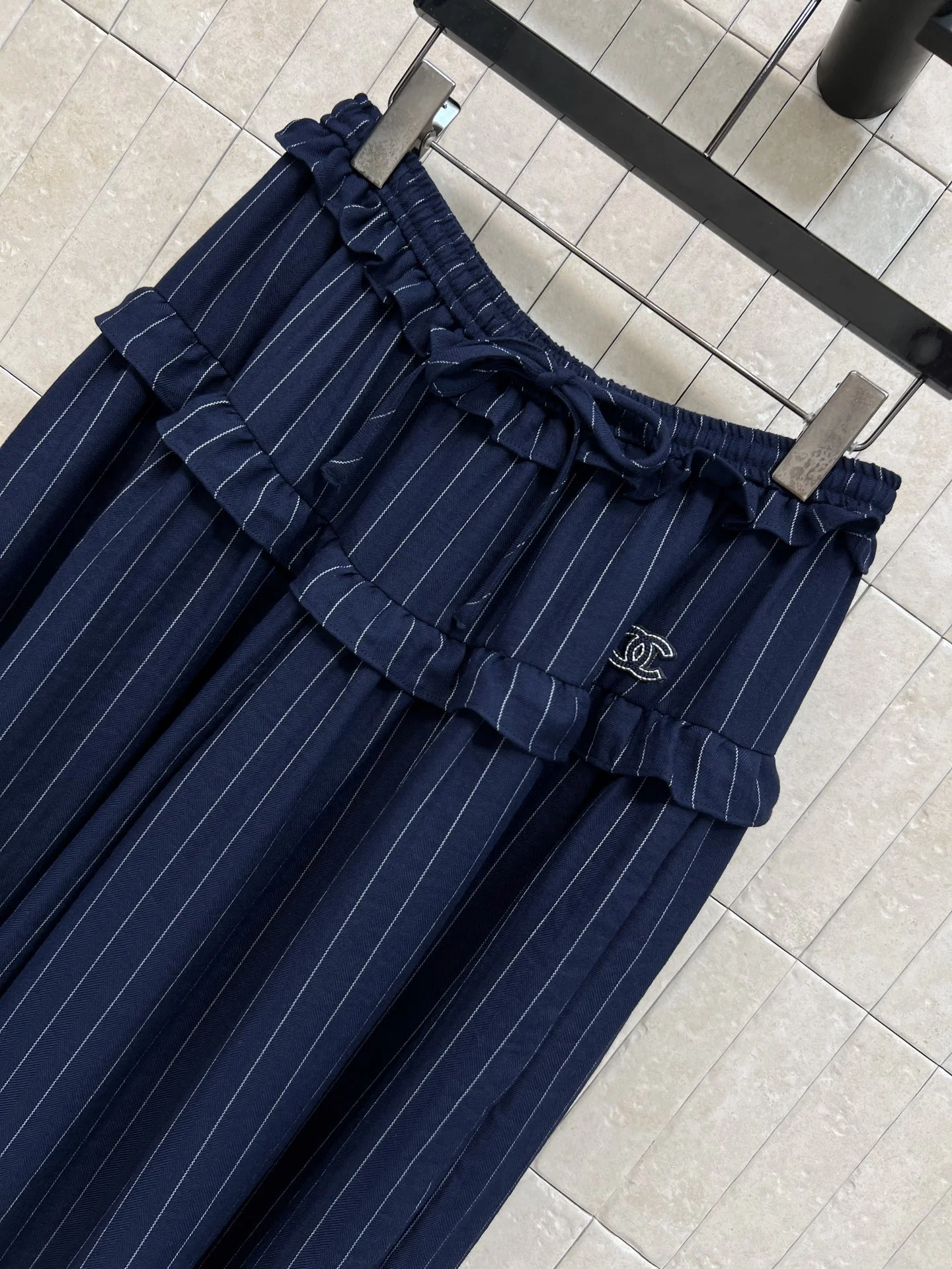 CELINE Skirts Cream-Navy S-M-L B55202609062491 - Image 4