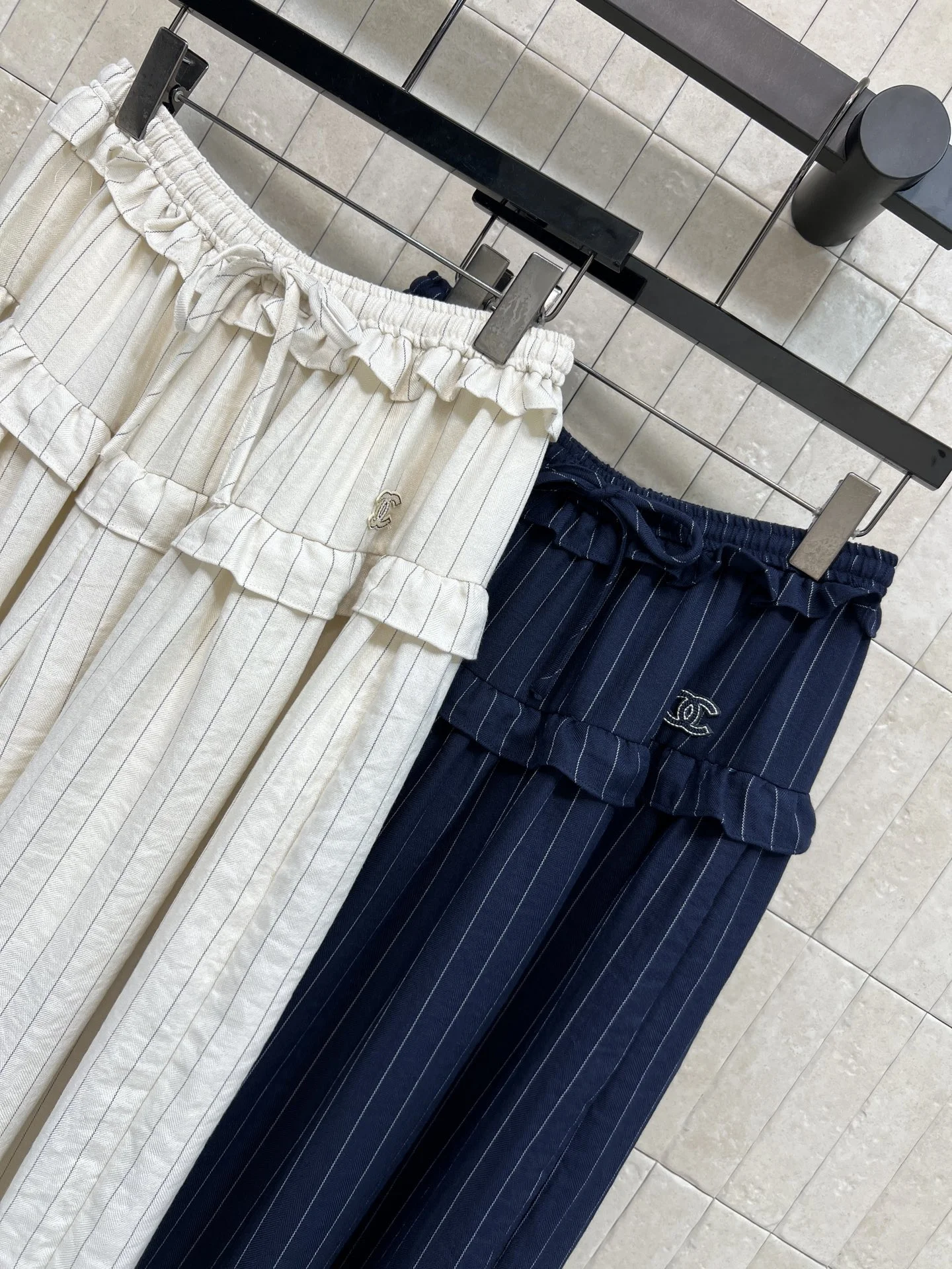 CELINE Skirts Cream-Navy S-M-L B55202609062491 - Image 6