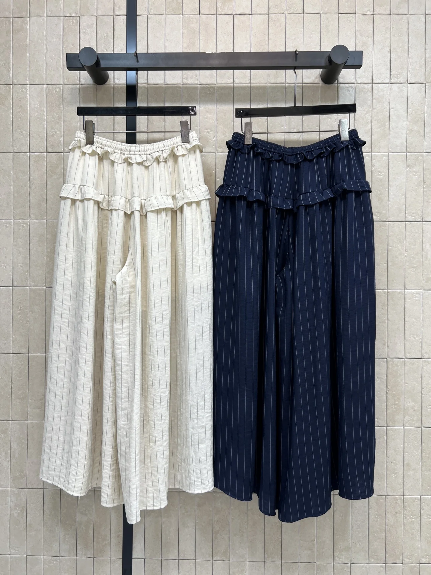 CELINE Skirts Cream-Navy S-M-L B55202609062491 - Image 7