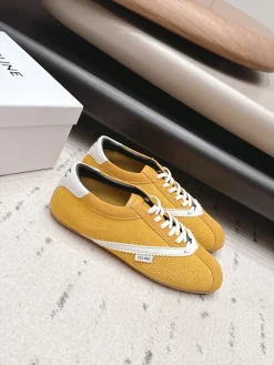 Alternative view of CELINE Sneakers Yellow-White B71202609111558