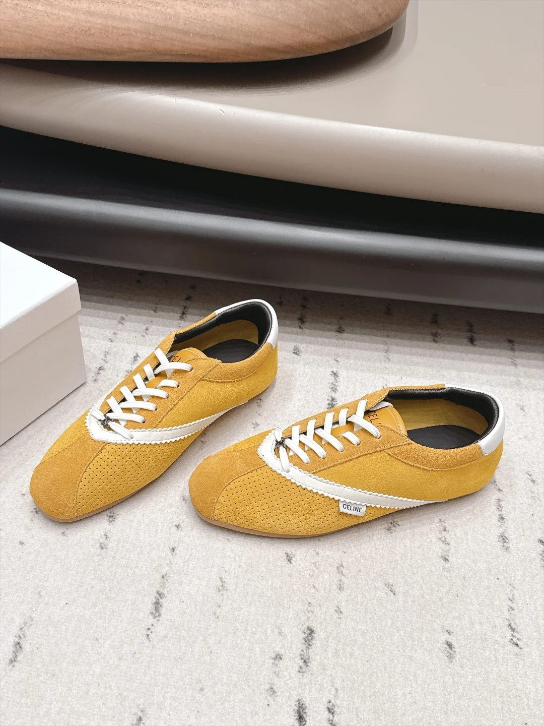 CELINE Sneakers Yellow-White B71202609111558 - Image 3