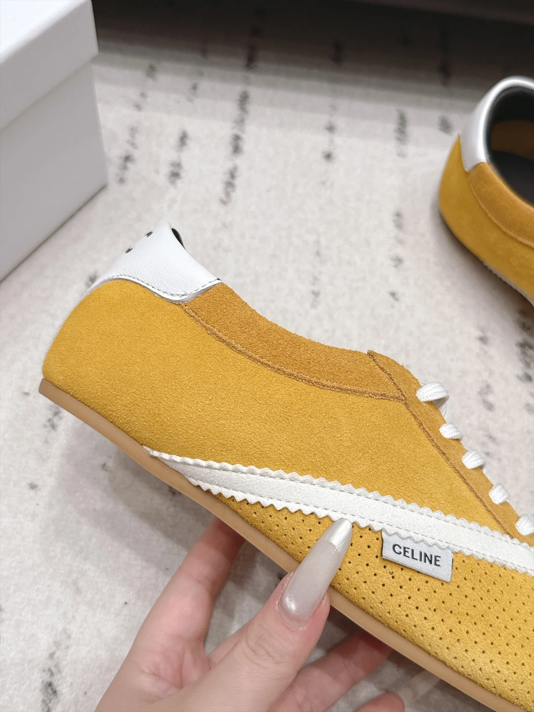 CELINE Sneakers Yellow-White B71202609111558 - Image 7