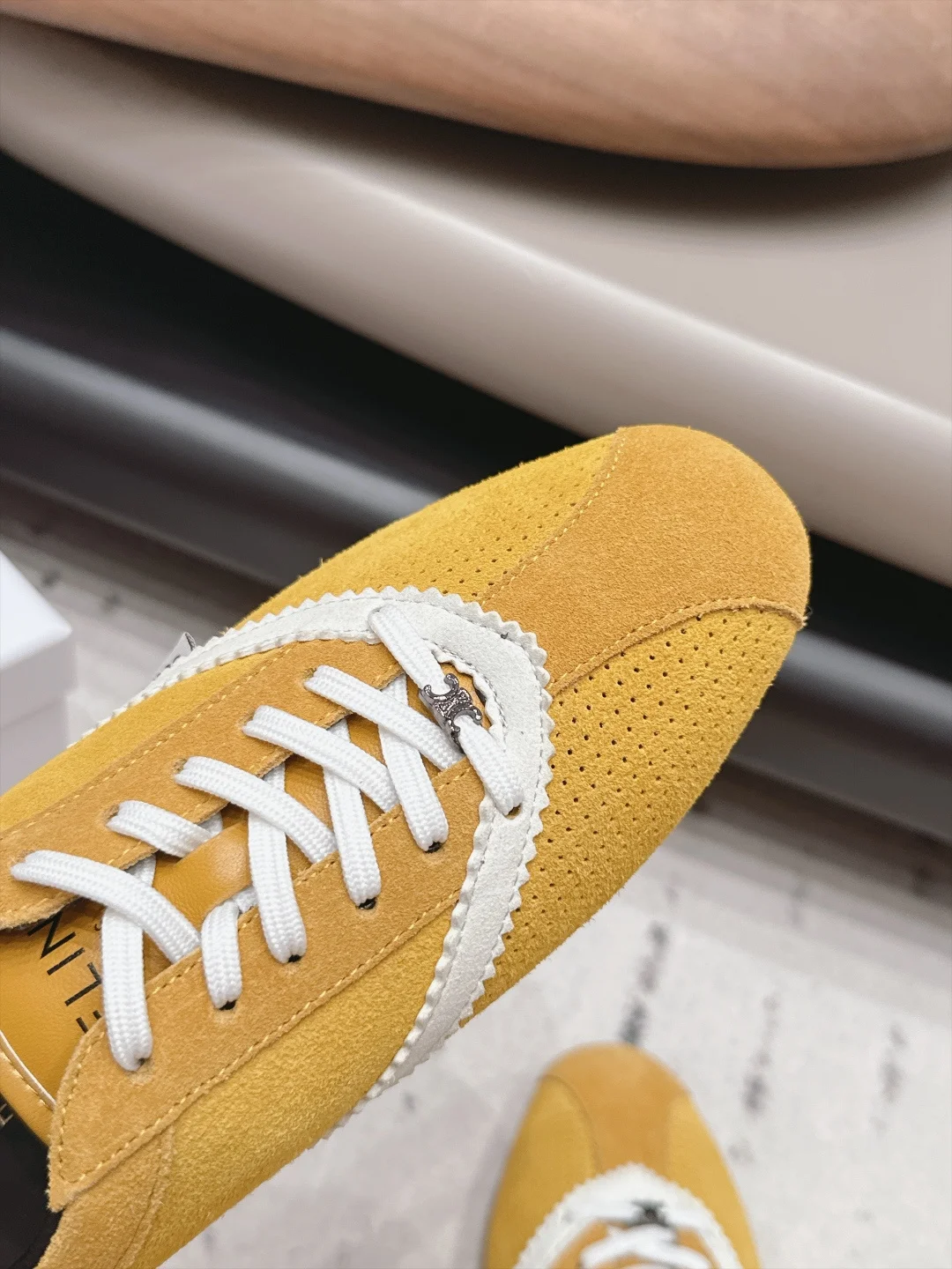 CELINE Sneakers Yellow-White B71202609111558 - Image 8