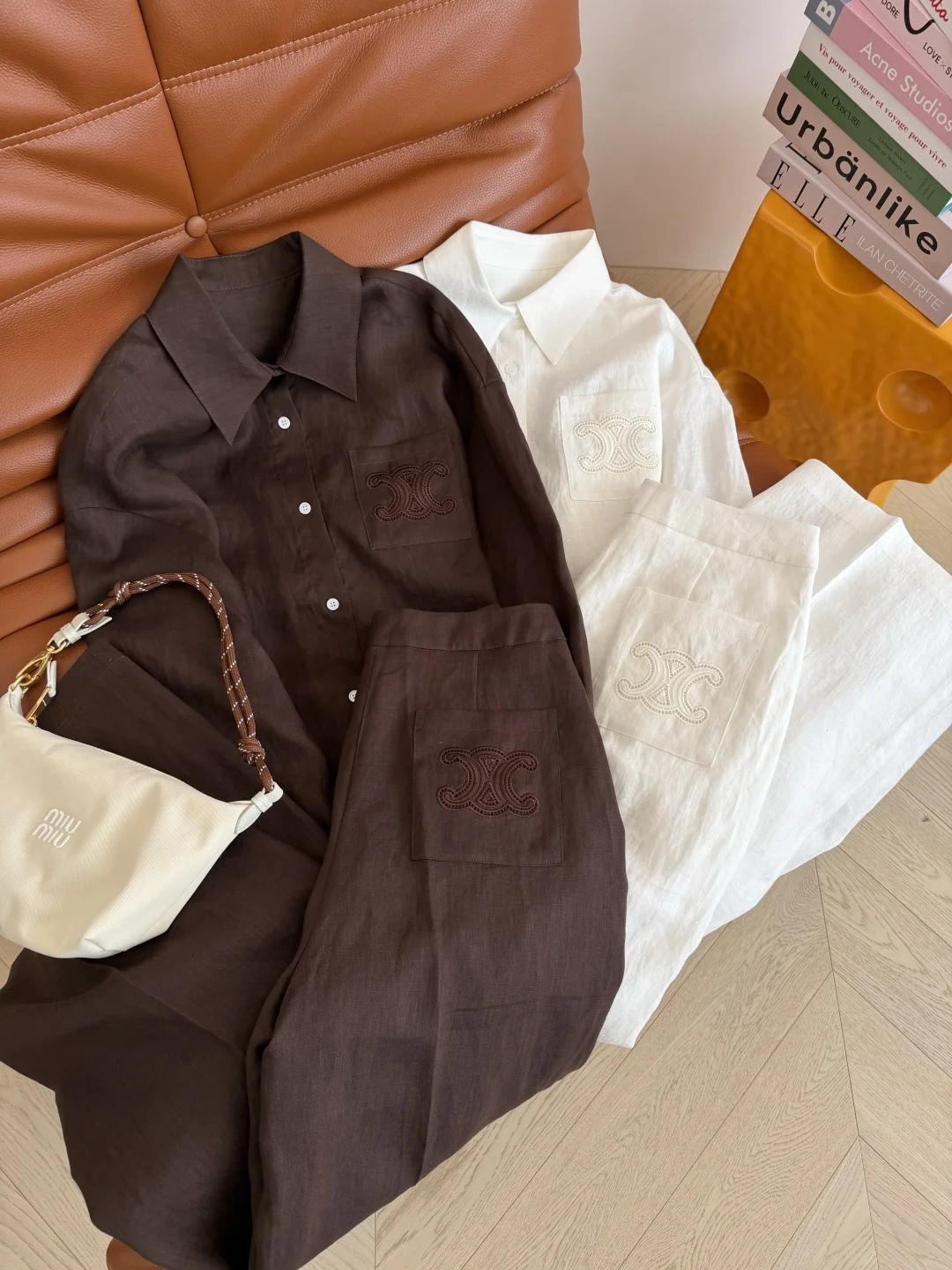 CELINE Suits Brown-White S-L C25202609061749
