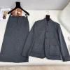 CELINE Suits Cotton Blend Gray S-M-L C45202609062241