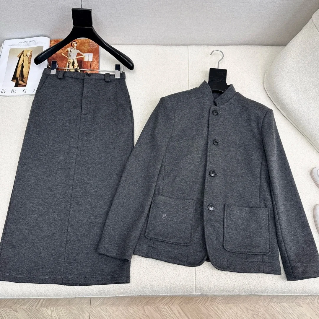 CELINE Suits Cotton Blend Gray S-M-L C45202609062241
