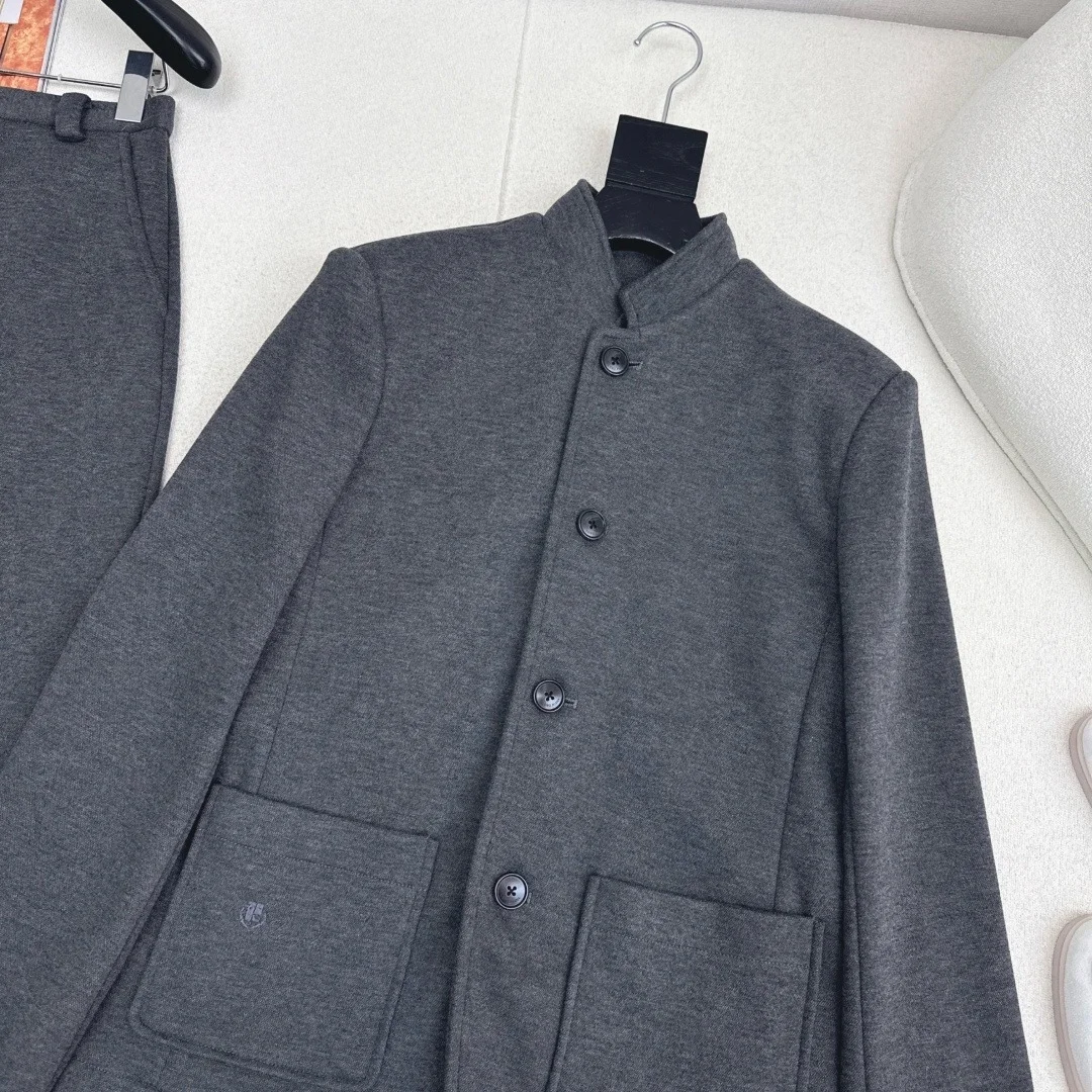 CELINE Suits Cotton Blend Gray S-M-L C45202609062241 - Image 3