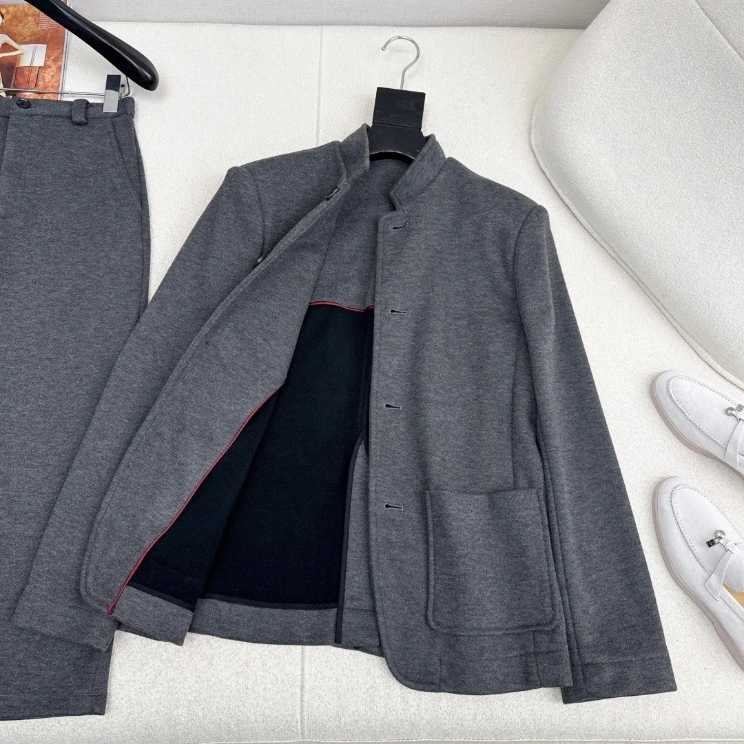 CELINE Suits Cotton Blend Gray S-M-L C45202609062241 - Image 7