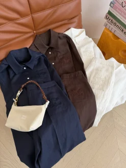 CELINE Suits Navy-Brown-White S-L B75202609061748