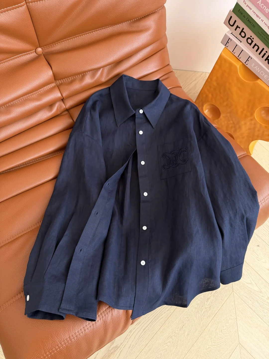 CELINE Suits Navy-Brown-White S-L B75202609061748 - Image 6