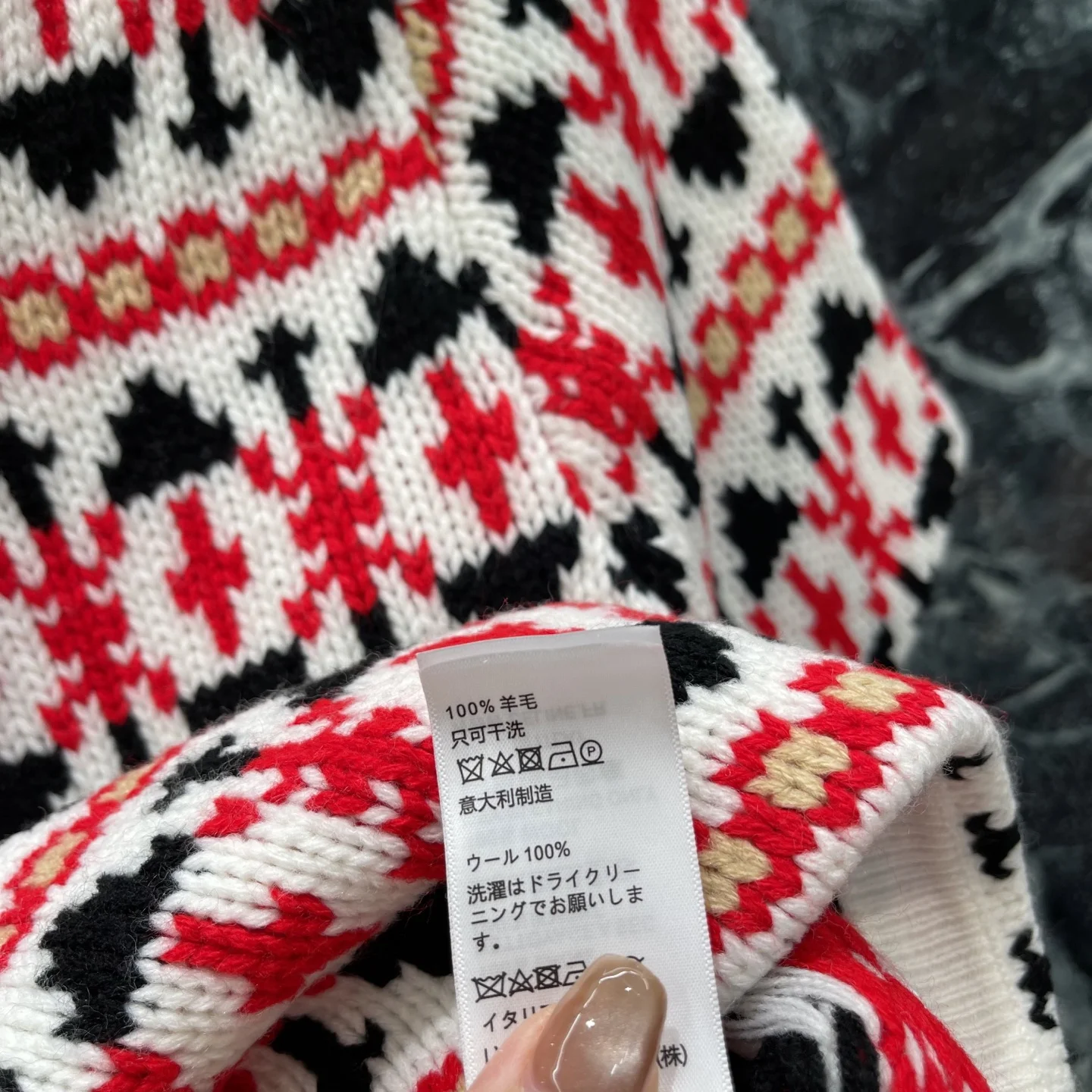 CELINE Sweaters White-Red-Black S-L B30202609061652 - Image 7