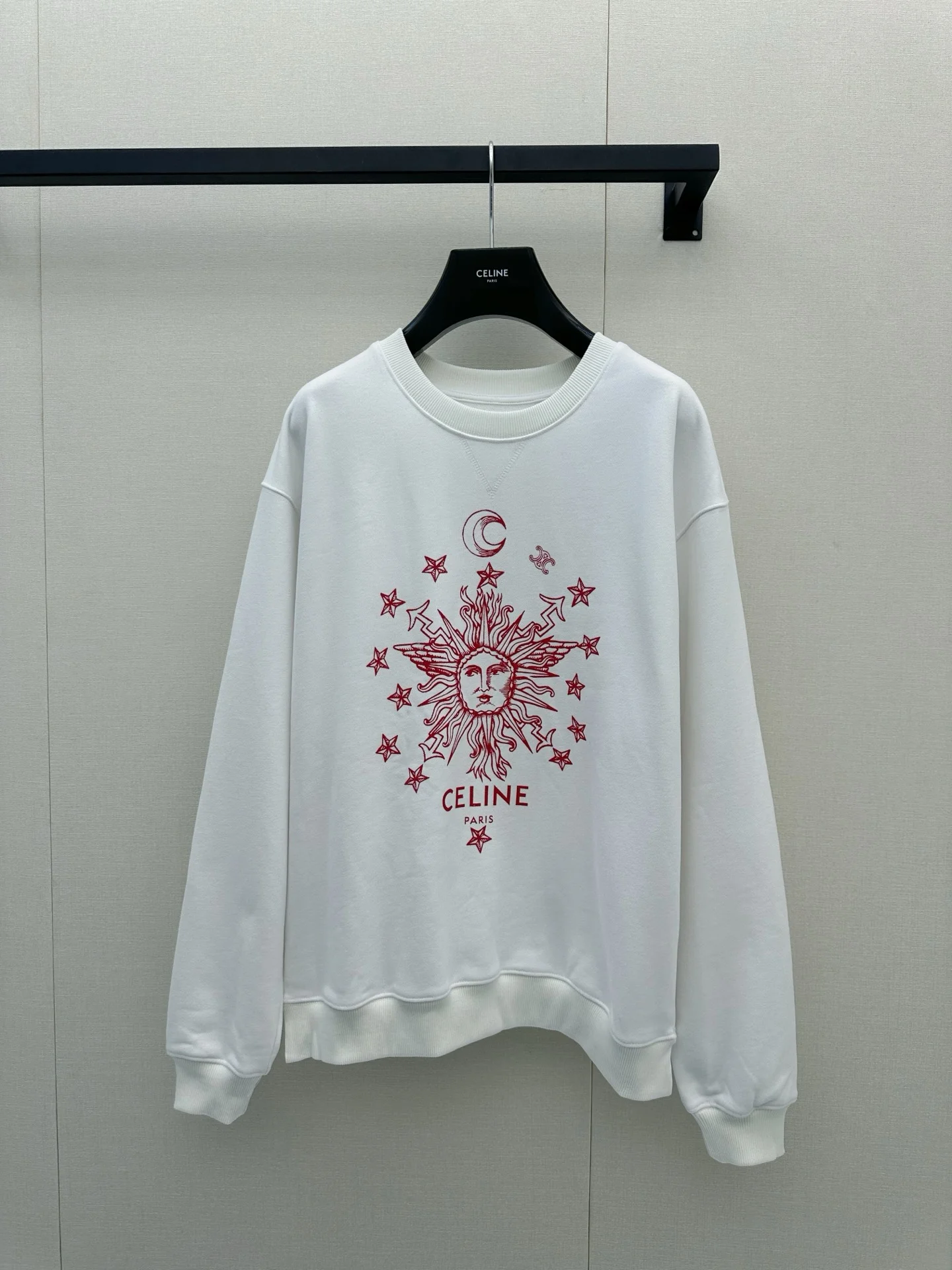 CELINE Sweaters White-Red S-L B45202609060779