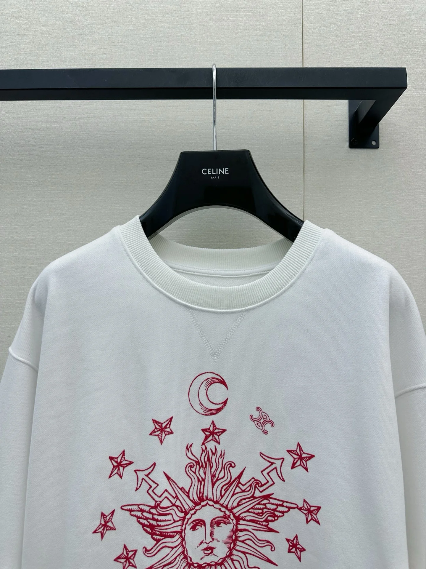CELINE Sweaters White-Red S-L B45202609060779 - Image 2