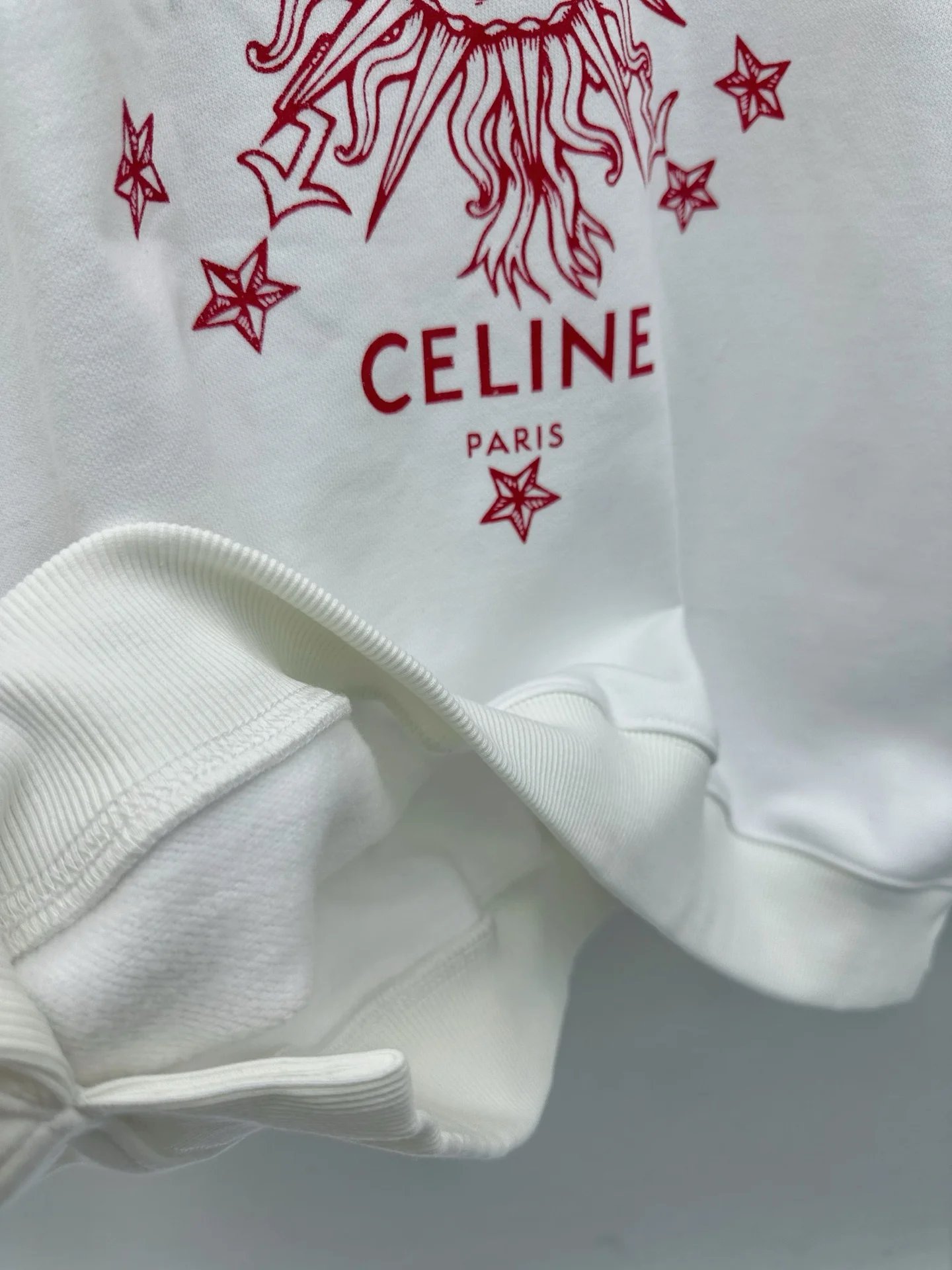 CELINE Sweaters White-Red S-L B45202609060779 - Image 6