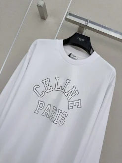 Alternative view of CELINE T-shirts White-Black S-L A40202609063482