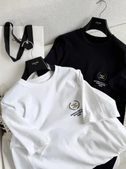 CELINE T-shirts White-Black S-L A65202609063611