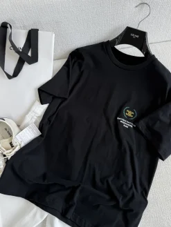 Alternative view of CELINE T-shirts White-Black S-L A65202609063611