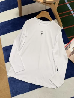 CELINE T-shirts White-Black S-M-L B05202609061012