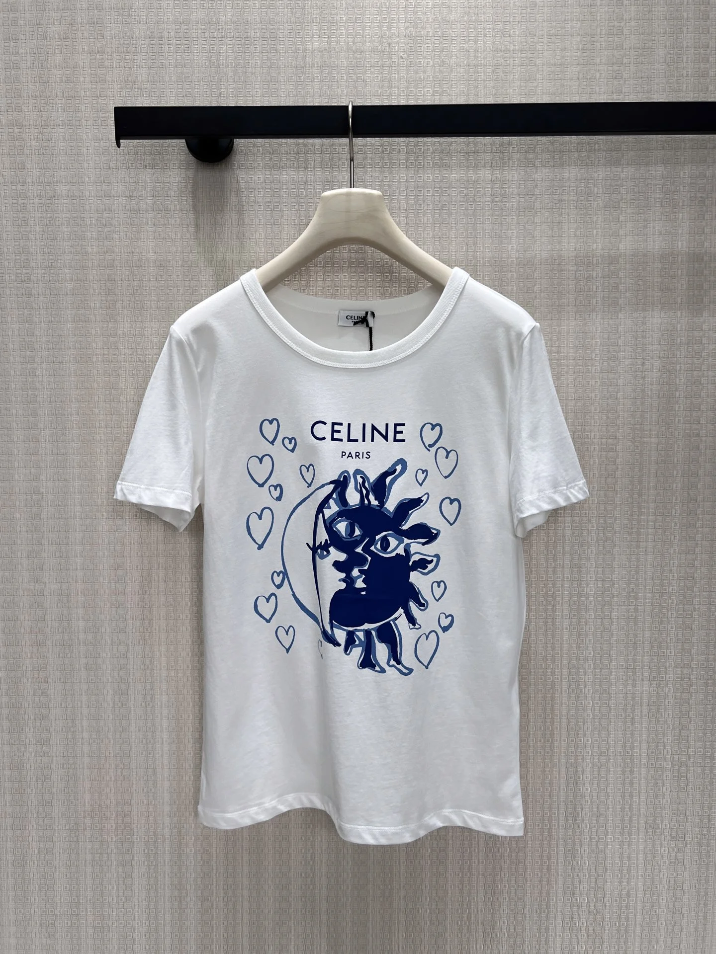 CELINE T-shirts White-Blue S-L A55202609061850