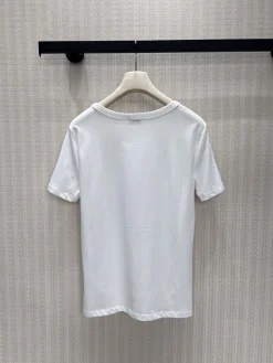 Alternative view of CELINE T-shirts White-Blue S-L A55202609061850