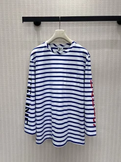 CELINE T-shirts White-Blue S-L A85202609062554