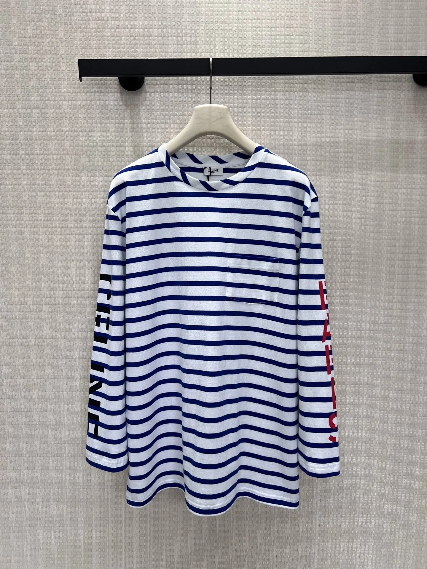 CELINE T-shirts White-Blue S-L A85202609062554