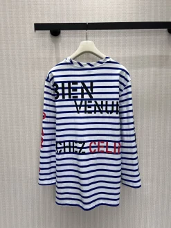 Alternative view of CELINE T-shirts White-Blue S-L A85202609062554