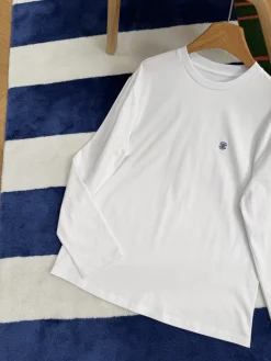 Alternative view of CELINE T-shirts White-Blue S-L B05202609061010