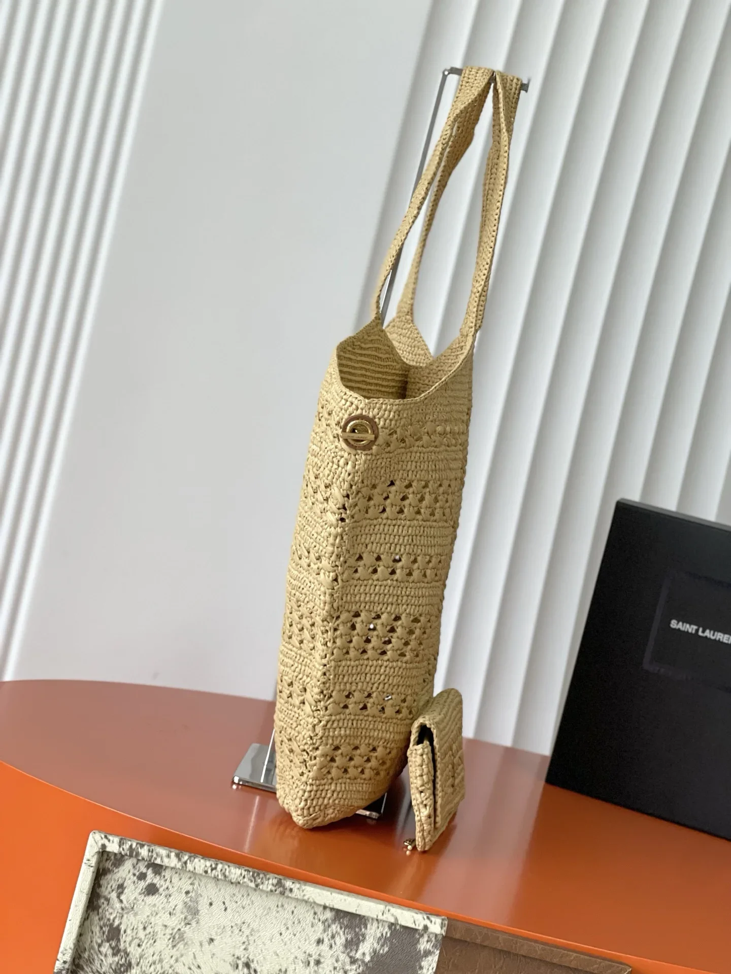 CELINE Totes Bags Raffia Beige-Gold One Size F50202609090437 - Image 3