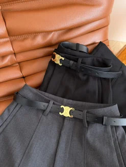 Alternative view of CELINE Trousers Black-Gray S-L B65202609063061