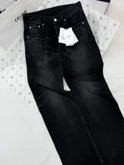 CELINE Trousers Denim Black S-L C85202609063630