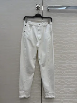 CELINE Trousers Denim White S C00202609062750