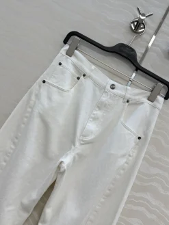 Alternative view of CELINE Trousers Denim White S C00202609062750