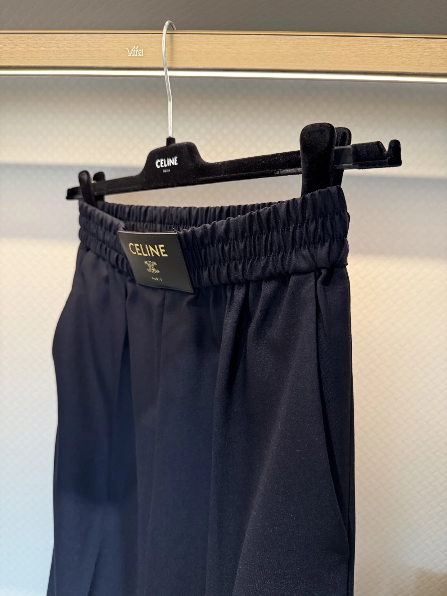 CELINE Trousers Navy-Gold S-L D05202609063127 - Image 4