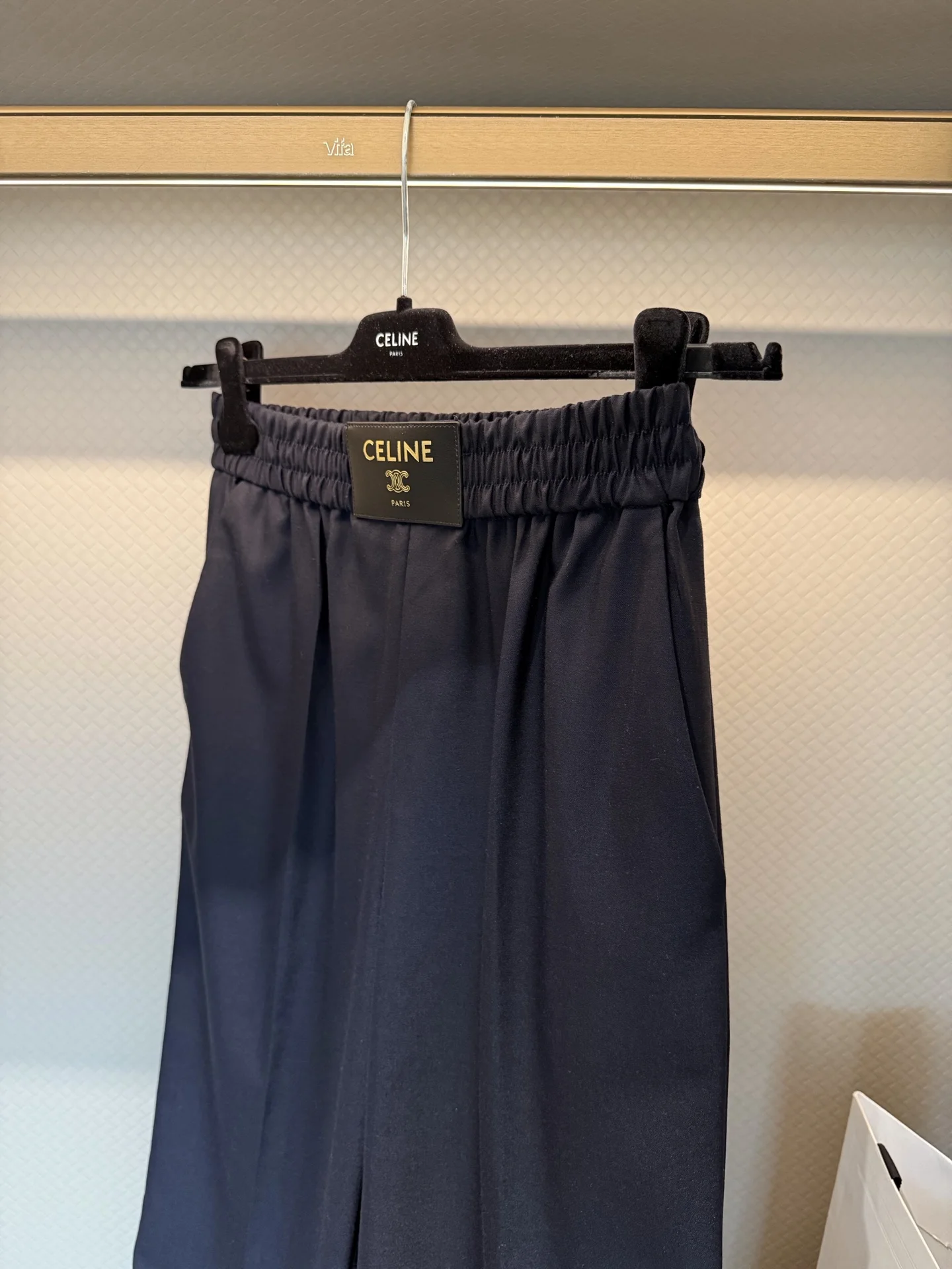 CELINE Trousers Navy-Gold S-L D05202609063127 - Image 5